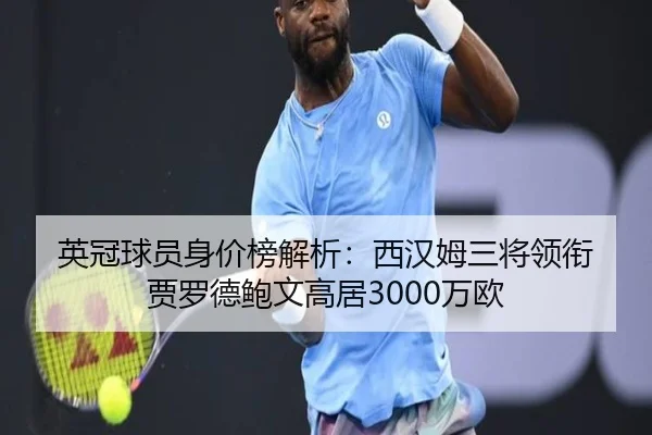 英冠球员身价榜解析：西汉姆三将领衔 贾罗德鲍文高居3000万欧 | bandao